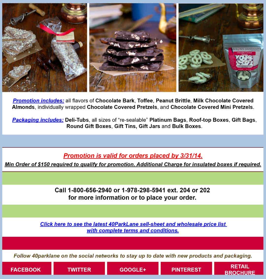 40ParkLane.com E-Mail Marketing Campaign